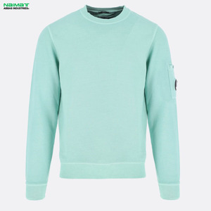 Sweat-shirt à col rond en molleton 100% coton pour homme - Hiver - Haute qualité - Logo et étiquettes brodés personnalisables - Service OEM - Product Image 2