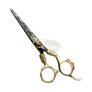 JACKBILLY Fashionable Summer Collection Stainless Steel Barber <b>Scissors</b> for Personal and Professional Use High-Quality - Product Image 1