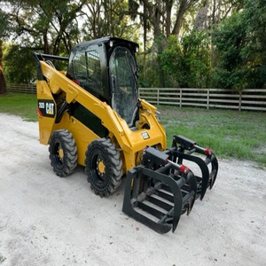 <b>CAT</b> Skid Steer Loader Heavy Duty Compact Construction Machine Multi Attachment <b>Wheel</b> Loader for Farming Landscaping Mining Use - Product Image 1