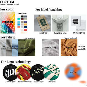 Fabricants de sweat à capuche 430gsm Survêtement brodé imperméable French Terry Heavyweight Thick 100% Polyester Sweat-shirt surdimensionné - Product Image 5