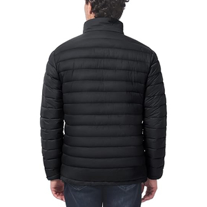 Chaqueta acolchada ligera para hombre, chaquetas de invierno con aislamiento cálido, abrigo hinchado resistente al agua para viajes de senderismo informales - Product Image 6