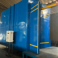Four de séchage industriel robuste en aluminium avec moteur à roulement PLC, haute capacité, pour séchage à air chaud d'électronique, 200°C, 380V/460V