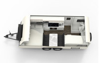 19 pieds Au Standard meilleure nouvelle semi-remorque caravanes camping-car