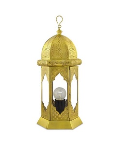 New Antique Design Retro <b>White</b> Color Moroccan Candle <b>Lanterns</b> High Quality Hexagonal Shape Metal Moroccan <b>Lanterns</b> in Best Price - Product Image 2