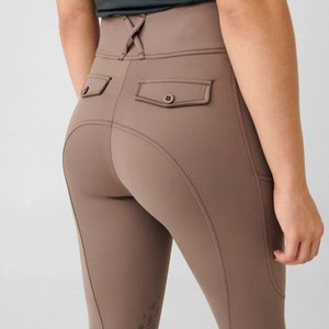 Collants équestres taille haute pour femmes All Way Stretch personnalisé en vrac en gros équitation Leggings pantalon avec poche - Product Image 5
