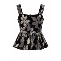 Robe midi bohème légère d'été pour femme, très demandée, en coton tissé 100% avec imprimé floral, manches volantées et boutonnage frontal