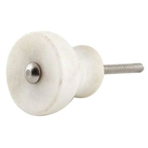 Boutons d'armoires de cuisine en pierre en vrac, blanc pays français Pulls tulipe tiroir de commode 2.00 cm SFK-111 nouveau Design - Product Image 1