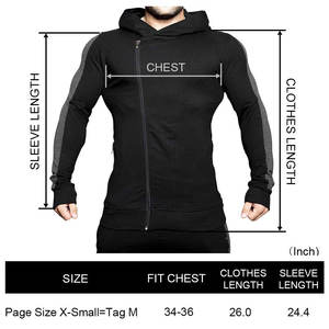 Último diseño de alta calidad de algodón mezclado gimnasio Fitness sudaderas con capucha de talla grande transpirable hombres gimnasio Fitness sudaderas con capucha - Product Image 5
