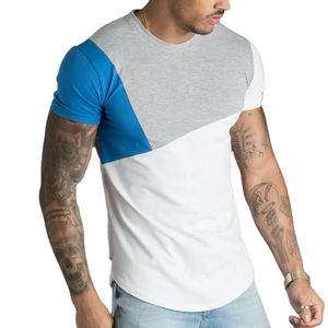 Venta al por mayor de camisetas de cuello redondo de manga corta 100% algodón Slim Fit colorido camiseta en blanco para la impresión digital - Product Image 3