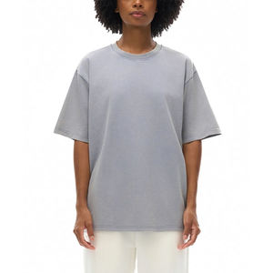 OEM Manufacturer Cotton <b>Tshirts</b> Custom Wholesale Private Label Bulk Production High GSM <b>Plain</b> Apparel Supplier - Product Image 1