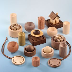 Legno di noce nero piccola catasta di legna diffusore di olio essenziale per uso domestico ornamento di pietra legno diffusore per auto portatile - Product Image 3