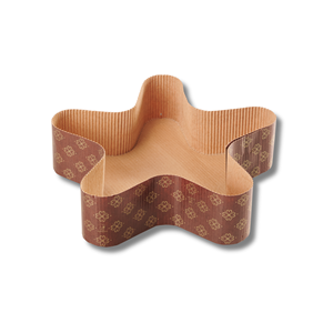 Moldes Personalizables para Pasteles en Forma de Estrella, Celulosa Pura Antiadherente, Apto para Microondas y Horno, Hecho en Italia - Product Image 1