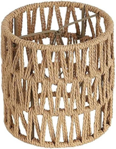 Pantalla de yute, lámpara colgante, linterna, tapa de repuesto, accesorios para lámpara de mesa, lámpara de techo, isla de cocina - Product Image 4