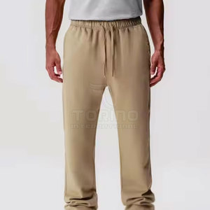 Pantalones de chándal rectos informales para hombre, servicio OEM, lona ligera, respetuosos con el medio ambiente, lavado en la calle, al mejor precio, nuevo diseño a la venta - Product Image 2