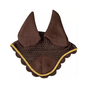 Protector de Orejas para Caballo con Logotipo Personalizado, Velo Antimoscas Transpirable, Red de Heno Ecuestre para Montar, Red para Orejas Largas - Product Image 1