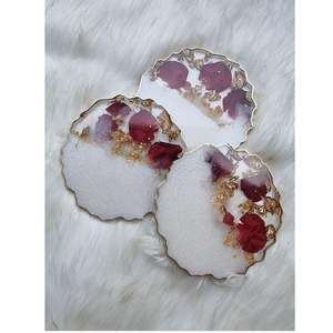 Posavasos de Resina Decorativos de Alta Calidad, Personalizables en Diseño y Tamaño, Ecológicos, Pintados a Mano, Forma Natural - Product Image 4