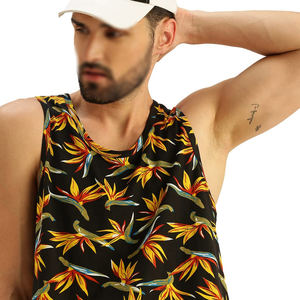 Débardeur personnalisé en coton Stringer Gym Gilet Fitness Singlet Workout Muscle Bodybuilding Summer Hommes - Product Image 6