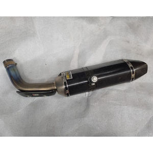 Para AKRAPOVIC, escape izquierdo de fibra de carbono tipo slip-on para motocicleta R1 Big Bang 09-14, adaptador de acero inoxidable de 51 mm, nuevo estado - Product Image 2