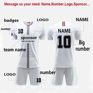 T-shirts à manches longues Shorts maillot de football costume pour hommes personnalisé personnalisé mâle respirant vêtements de sport - Product Image 5