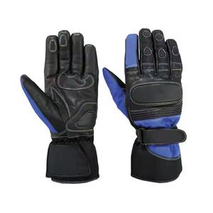 ถุงมือมอเตอร์ไซค์แบบเต็มนิ้ว ดีไซน์พิเศษ ผลิตจากโพลีเอสเตอร์ไนลอน ระบายอากาศได้ดี พร้อมแผ่นกันลื่นที่ฝ่ามือ ปิดด้วยตัวล็อค เหมาะสำหรับการแข่งรถหนัก - Product Image 1