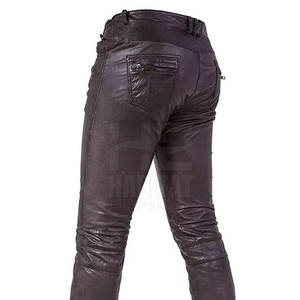 Pantalones de Cuero Cómodos para Hombre, Material Duradero, Cuero Genuino Suave, Estilo Elegante para Hombre - Product Image 6