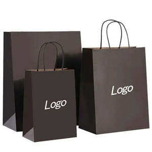 Bolsas de Compra de Papel Kraft Reciclables y Ecológicas |   Bolsas de Regalo Biodegradables Marrones con Logotipo Personalizado al por Mayor - Product Image 5