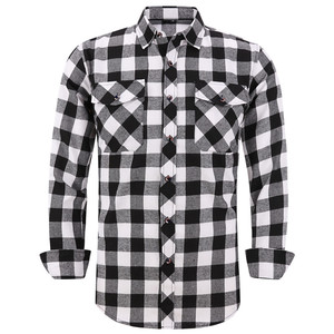 Chemise pour homme sur mesure à manches longues avec impression numérique et logo 100% coton vente en gros de chemises Streetwear respirantes à séchage rapide 240g pour homme - Product Image 4
