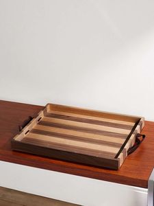 BON PLATEAU DE SERVICE EN BOIS PERSONNALISÉ DÉCORATIF Plateaux en bambou gravés au LASER Plateaux en bois gravés avec poignée - Product Image 4