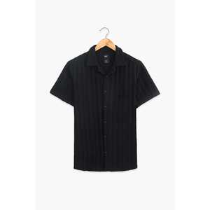 Jacquard Hawaii เสื้อเชิ้ตลำลองสำหรับผู้ชายสไตล์จีนผ้าลินินทอลายดอกไม้กระดุมแถวเดียวขนาด XL 6XL มี - Product Image 3