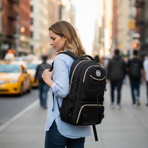 LeoPro Backpack with Organiser Features Durable Polyester Lining - Product Image 2