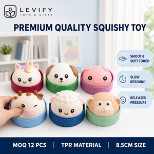 Jouet à pincer licorne, chien, cochon, mouton, singe, vache, mignon, anti-stress, jouet sensoriel, balle souple, pour soulager l'anxiété, cadeau pour enfants, fête, vacances - Product Image 5