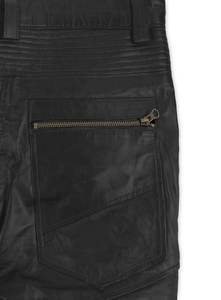 New Custom Men <b>Leather</b> Pants Slim Fit Black Men's 100% High Grade Soft <b>Leather</b> Pants <b>Legging</b> <b>Leather</b> Pants Motorbike Style - Product Image 5