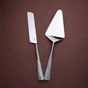 Hot Selling Silver Brass <b>Cake</b> <b>Server</b> Set Premium Quality Brass <b>Cake</b> Knife and Shovel Set - Product Image 4
