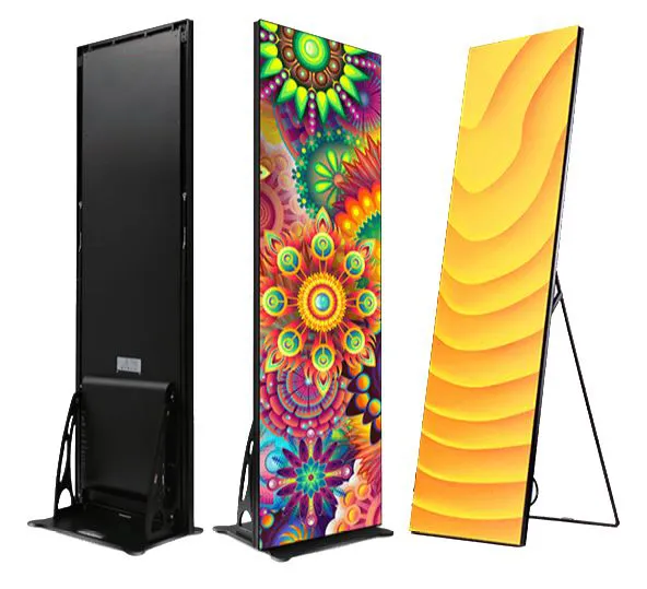 p1.25 p2 p2.5 p3 p4 p5 full color high definition stand wall-mounted indoor advertising led poster display