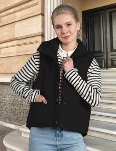 Gilet matelassé sans manches antibactérien à capuche de haute qualité et tendance, design avant coupe-vent, vêtements d'extérieur pour hommes, été - Product Image 6