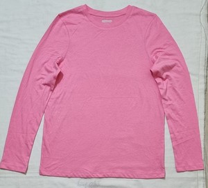 T-shirt décontracté à manches longues pour femme en coton 100% écologique de haute qualité, tricoté, vente en gros, fabricant du Bangladesh, stock en vrac, OEM - Product Image 3