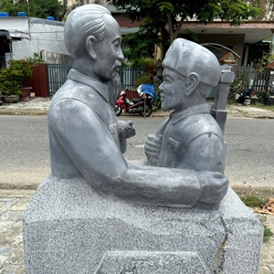 Estatuas de retrato personalizadas para exteriores modernas y duraderas con instalación en el sitio 1 año de garantía y soporte técnico en línea tallado a mano - Product Image 5