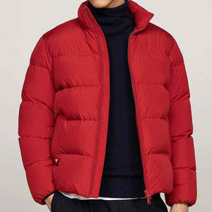 Chaqueta de Invierno Unisex Personalizada Más Vendida, Chaqueta Acolchada de Alta Calidad con Cuello Alto, Abrigo de Burbujas Cómodo de Color Sólido en la Parte Delantera - Product Image 2