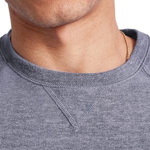 Sweat-shirt personnalisé pour homme à col rond en polyester/coton molletonné, écologique, avec logo brodé, techniques de gonflage, numérique, thermique pour l'hiver - Product Image 5