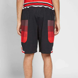 Pantalones cortos de malla de baloncesto con estampado Multicolor cómodos para hombre, patrón sólido, tela informal de estambre, comodidad deportiva óptima - Product Image 4