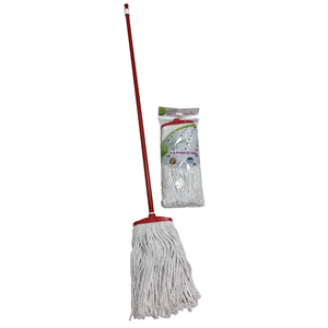 Heavy Duty 400g Industrial Cotton Wet Floor <b>Mop</b> with Metal Handle <b>Cleaning</b> Tool for Turkey - Product Image 2