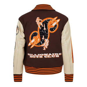 Fabricant universitaire de haute qualité personnalisé Vintage Club Streetwear veste d'hiver à boutons pour hommes Style décontracté grande taille disponible - Product Image 5