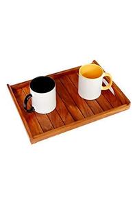 Plateau de service en bois de haute qualité Plateau ottoman - Product Image 6