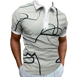 Polo respirant pour hommes et femmes, t-shirt Polo pour hommes en coton et Polyester, chemise de Golf sublimée Anti-rétrécissement - Product Image 1