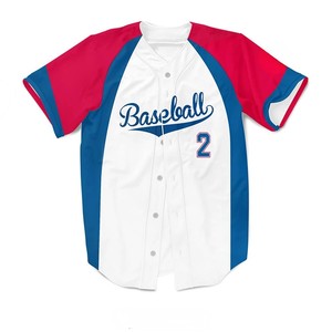 Maillot de baseball/softball de haute qualité, personnalisable avec nom et numéro, tissu confortable et respirant - Product Image 5