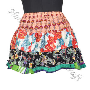 2025 meilleur été dernier Mini Patch travail jupe Design Fit Mini Patch travail jupe Vintage indien Boho Hippie Mini longueur Patch travail - Product Image 4