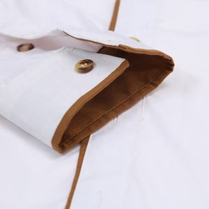 High Quality <b>Men's</b> Stand Collar Dress <b>Shirt</b> Fashion <b>Satin</b> Custom Colour Breathable Genuine Cotton High Demand From Pakistan - Product Image 4