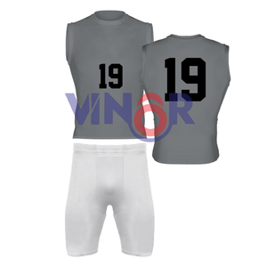 Uniforme de Fútbol Americano Personalizado de Alta Calidad y Transpirable con Logotipo Personalizado, 100% Poliéster, Uniformes de Fútbol Americano 7v7 con OEM - Product Image 6