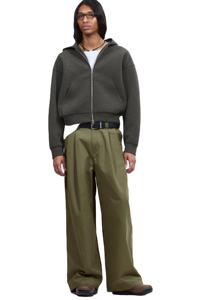 Sweat à capuche streetwear tendance pour homme en coton 400-500 g/m², coupe ample, personnalisable, zippé, court, fabricant OEM de mode USA - Product Image 6