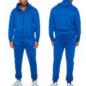 ชุดวอร์มกางเกงและเสื้อฮู้ดสำหรับผู้ชายชุดวิ่งออกกำลังกายผ้าฟลีซผ้าฝ้ายปักลาย2ชิ้น - Product Image 2